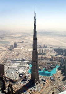 Burj Khalifa Skyscraper in Dubai