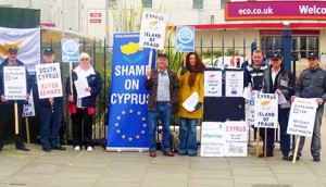 Cyprus Property Protesters at A Place in the Sun Live